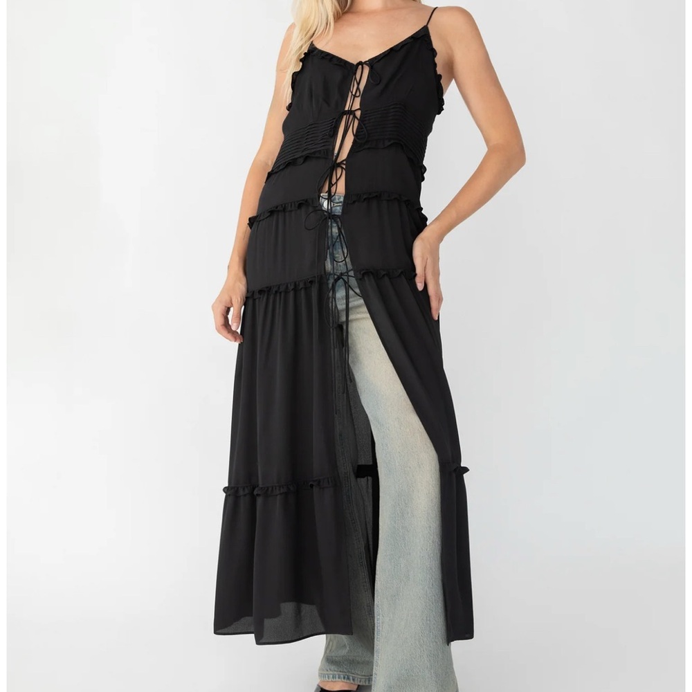 OAK + FORT Black Maxi Dress
